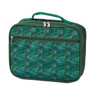 NEW JANE MARIE kid's dino-mite lunch box in green